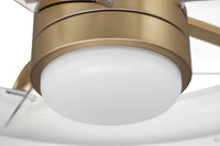 Craftmade - TYL24WSB3-NWF - 20" Ceiling Fan - Taylor 18" Fandelier no Wifi - White/Satin Brass