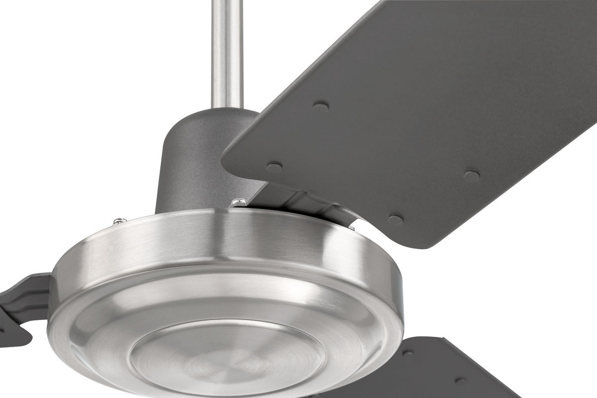 Craftmade - UT56TBNK3MR - 56" Ceiling Fan - Utility - Titanium/Brushed Polished Nickel