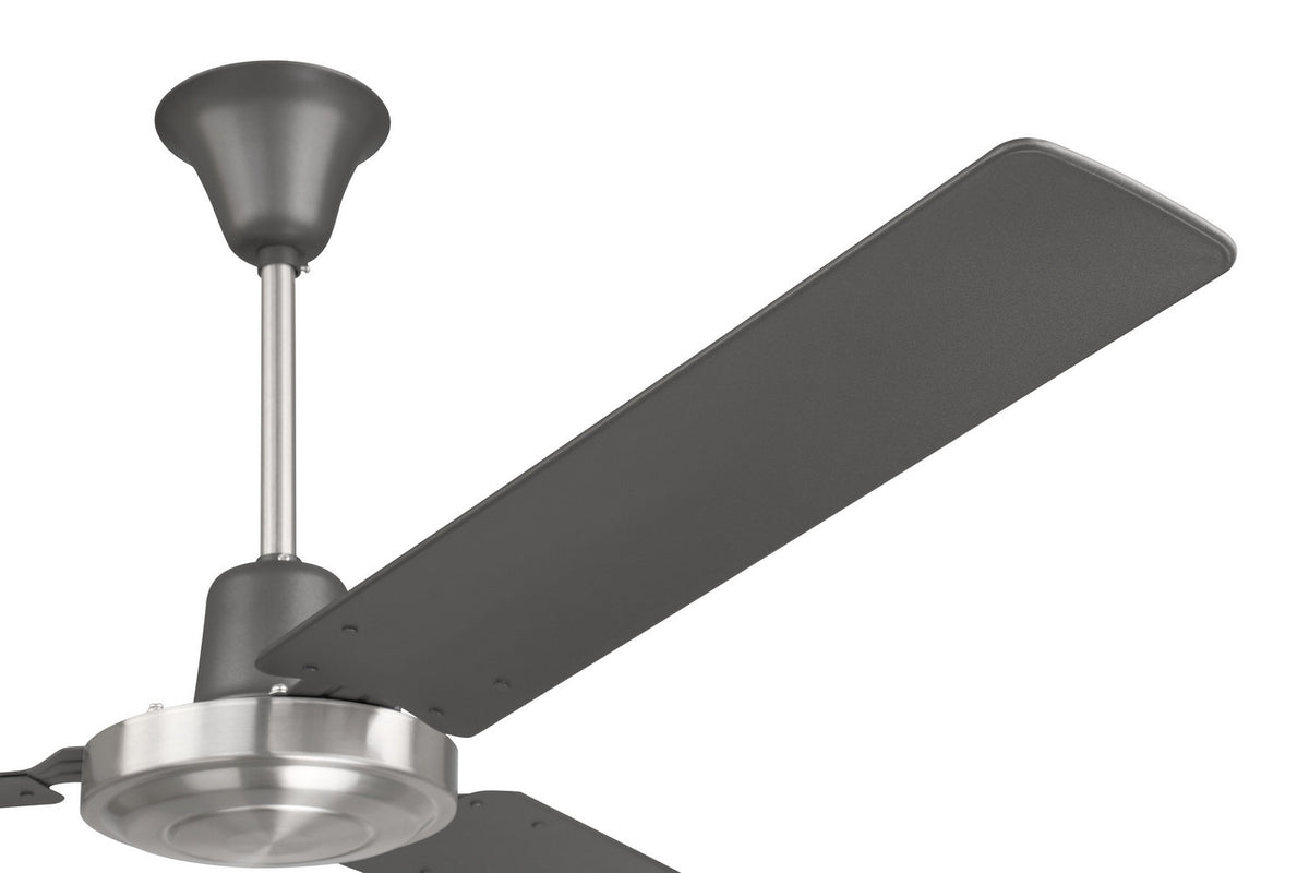 Craftmade - UT56TBNK3MR - 56" Ceiling Fan - Utility - Titanium/Brushed Polished Nickel
