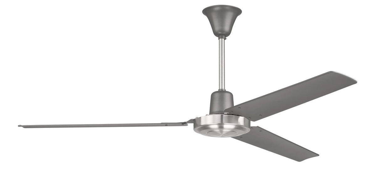 Craftmade - UT56TBNK3MR - 56" Ceiling Fan - Utility - Titanium/Brushed Polished Nickel