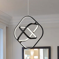 Artcraft - AC6690BK - LED Pendant - Sienna - Semi Gloss Black