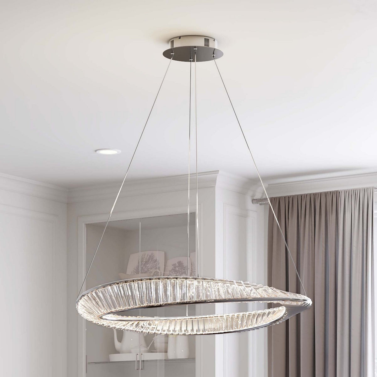 Artcraft - AC6721SN - LED Pendant - Stella - Satin Nickel