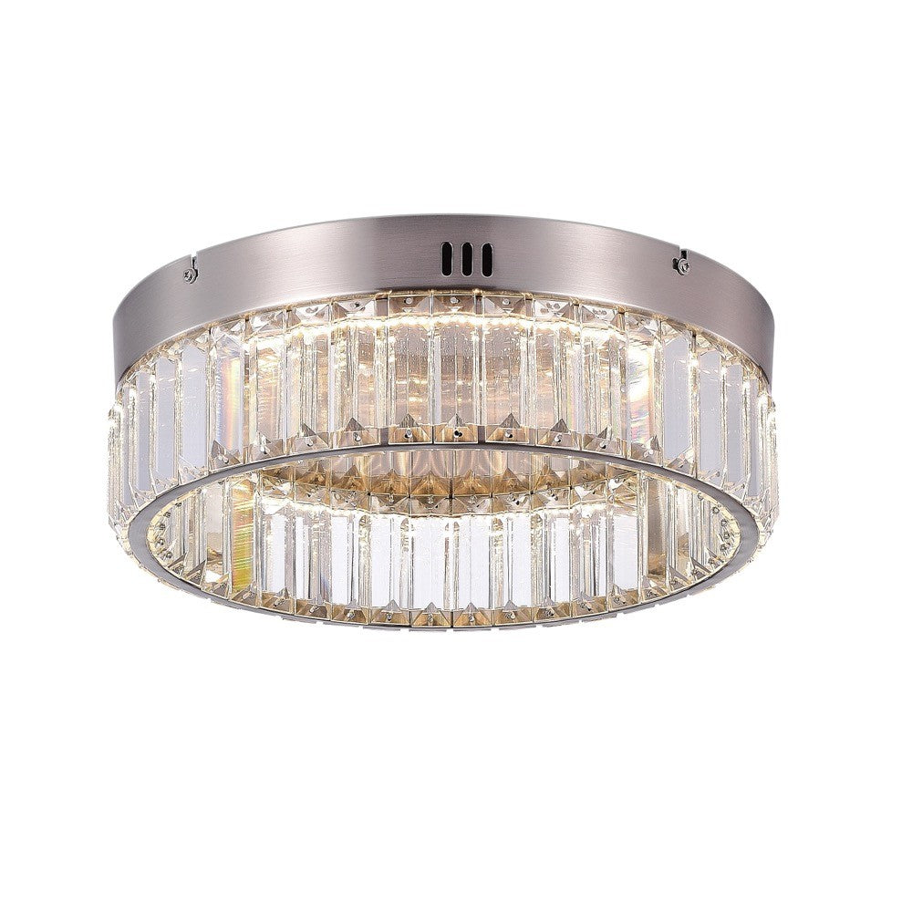 Artcraft - AC6724SN - LED Flush Mount - Stella - Satin Nickel