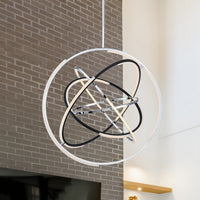 Artcraft - AC6746PN - LED Pendant - Trilogy - Polished Nickel