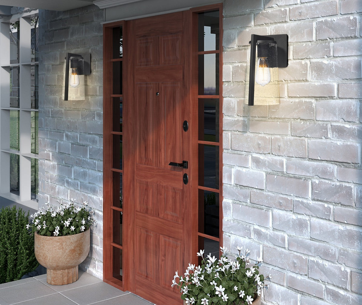 Artcraft - AC8820BK - One Light Outdoor Wall Sconce - Portofino - Black