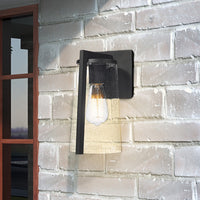 Artcraft - AC8820BK - One Light Outdoor Wall Sconce - Portofino - Black