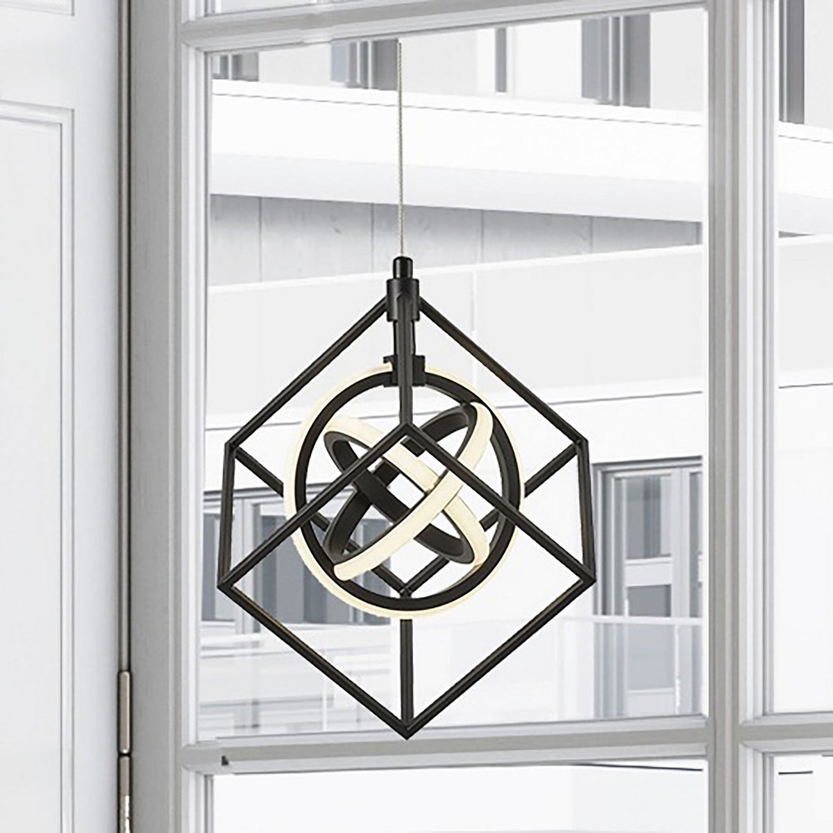Artcraft - AC1011 - LED Pendant - Tulip - Matte Black