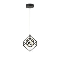 Artcraft LED Pendant from the Tulip collection in Matte Black finish