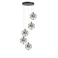 Artcraft LED Pendant from the Tulip collection in Matte Black finish