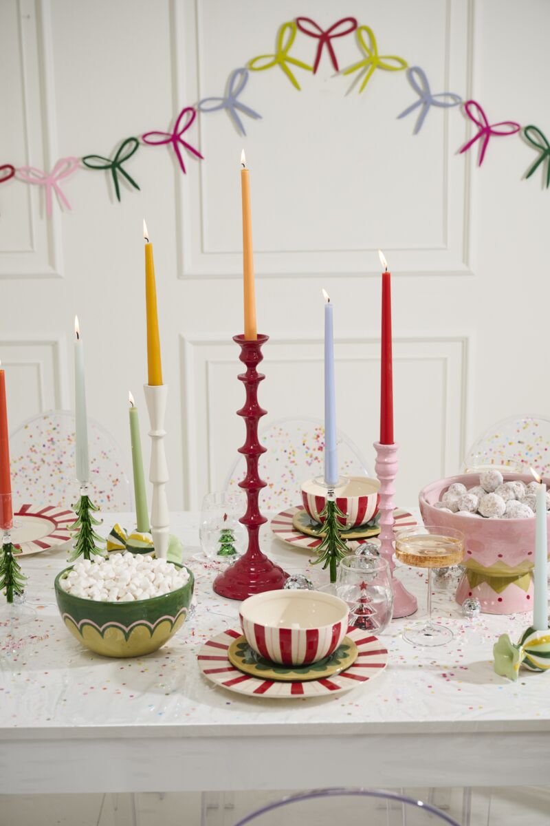Design Shop Brightly Bow Garland 72"x 5"