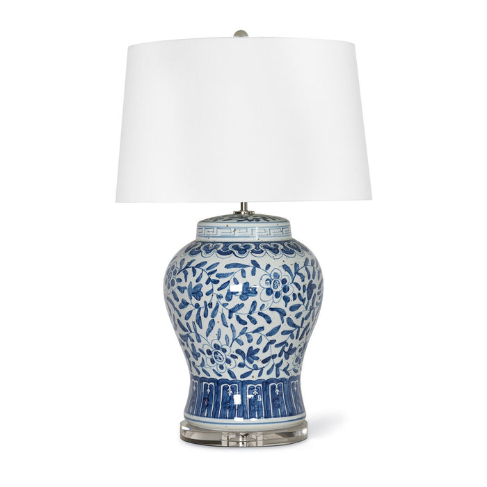 Regina Andrew One Light Table Lamp from the Royal collection in Blue finish