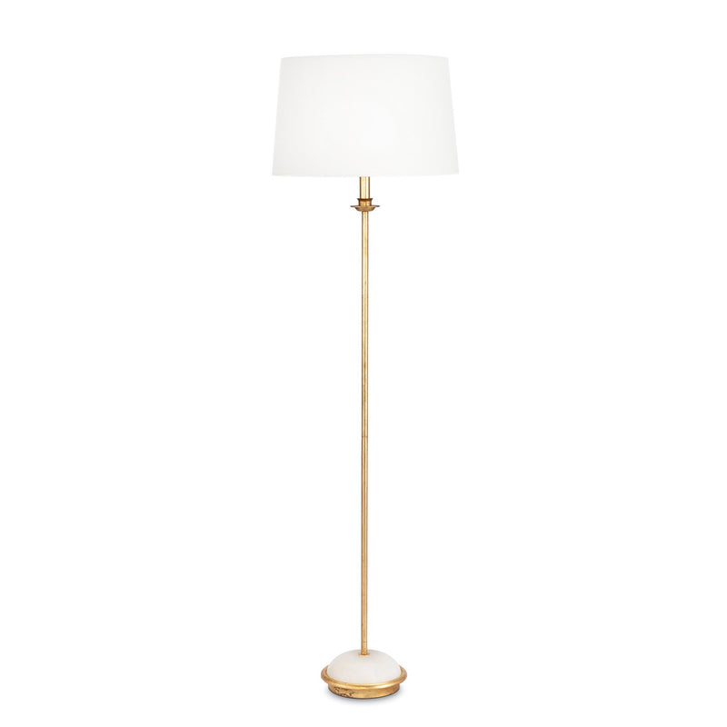 Regina Andrew Two Light Floor Lamp from the Fisher collection in Gold Leaf finish