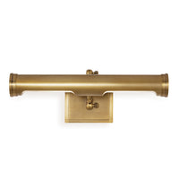 Regina Andrew - 15-1177NB - Two Light Picture Light - Tate - Natural Brass