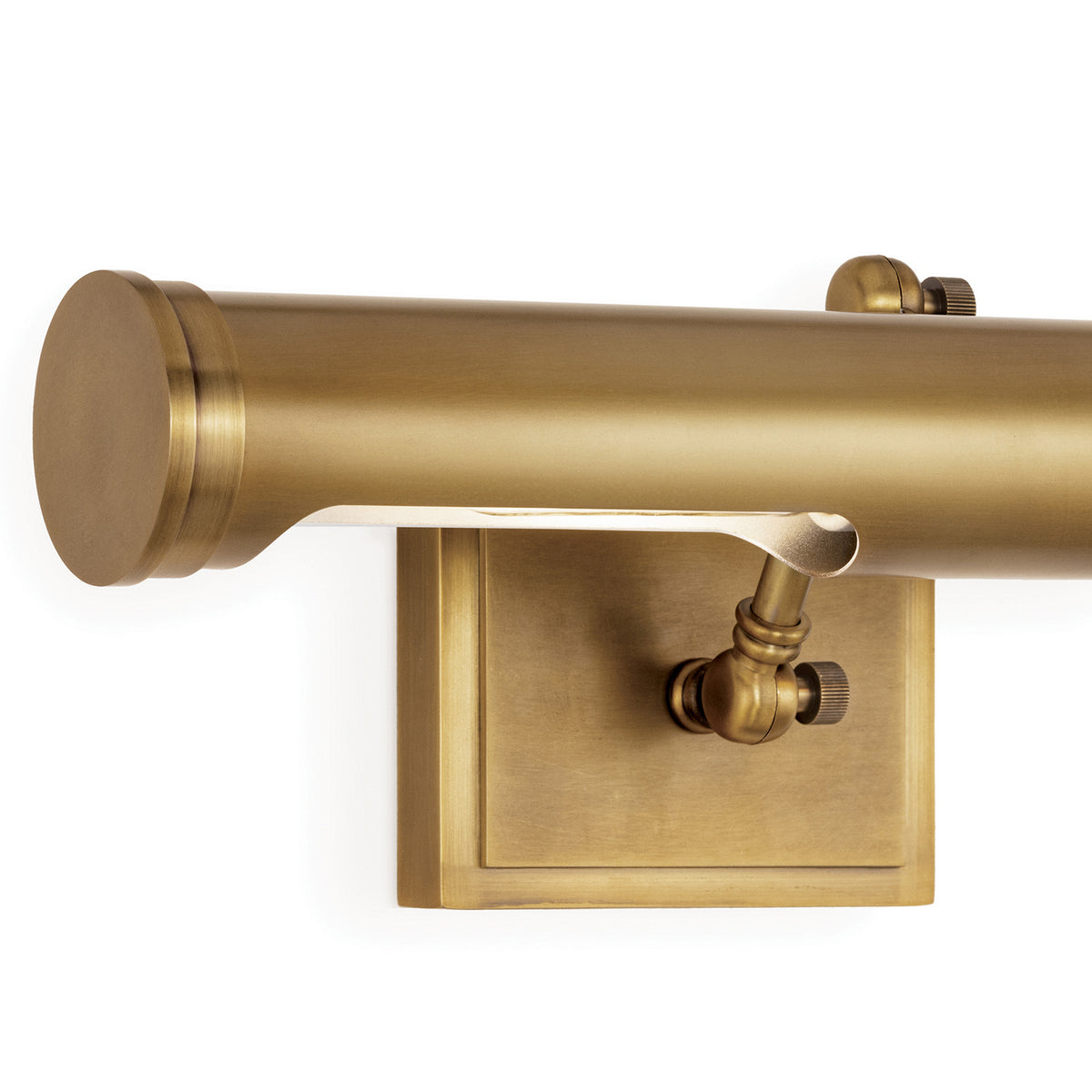 Regina Andrew - 15-1177NB - Two Light Picture Light - Tate - Natural Brass