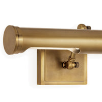 Regina Andrew - 15-1177NB - Two Light Picture Light - Tate - Natural Brass