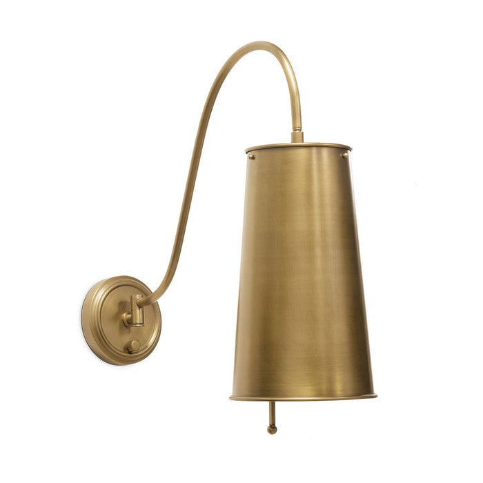 Regina Andrew One Light Wall Sconce from the Hattie collection in Natural Brass finish