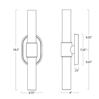 Regina Andrew - 15-1201NB - Two Light Wall Sconce - Dixon - Natural Brass