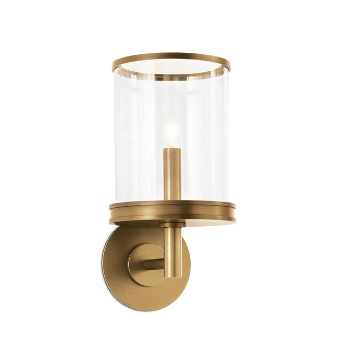 Regina Andrew One Light Wall Sconce from the Adria collection in Natural Brass finish