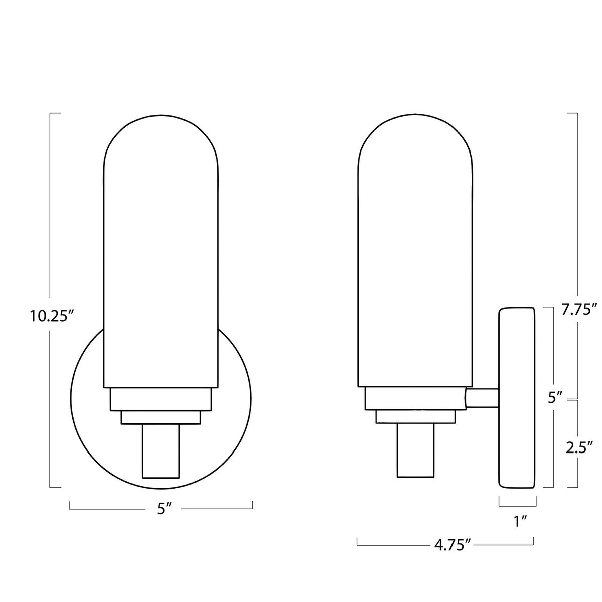 Regina Andrew - 15-1208ORB - LED Wall Sconce - Salon - Natural Stone