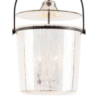 Regina Andrew - 16-1360ORB - Three Light Pendant - Emerson Bell Jar - Antique Mercury