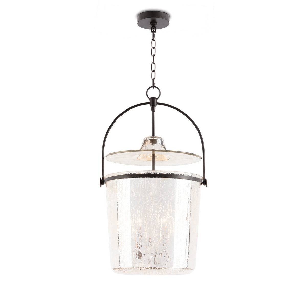 Regina Andrew - 16-1360ORB - Three Light Pendant - Emerson Bell Jar - Antique Mercury