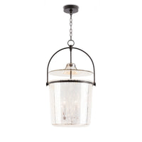 Regina Andrew - 16-1360ORB - Three Light Pendant - Emerson Bell Jar - Antique Mercury