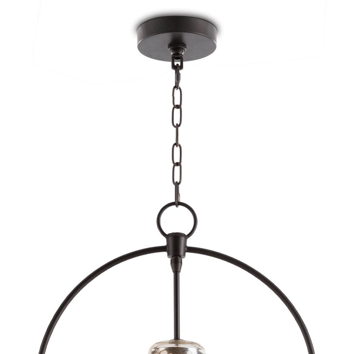 Regina Andrew - 16-1361ORB - Four Light Pendant - Emerson Bell Jar - Antique Mercury