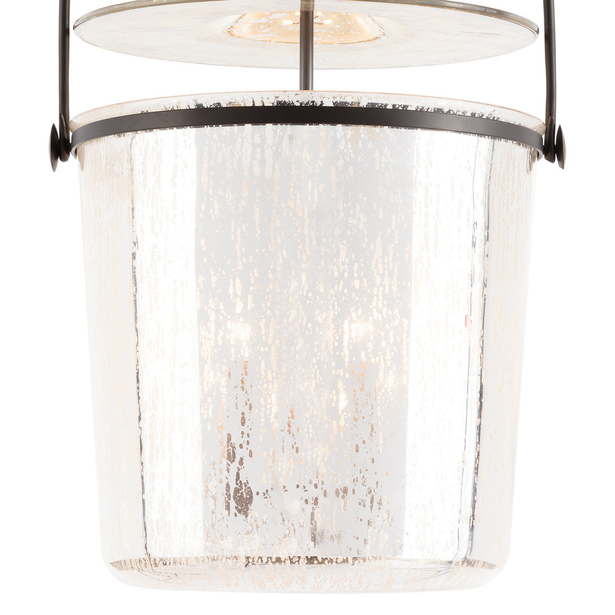 Regina Andrew - 16-1361ORB - Four Light Pendant - Emerson Bell Jar - Antique Mercury