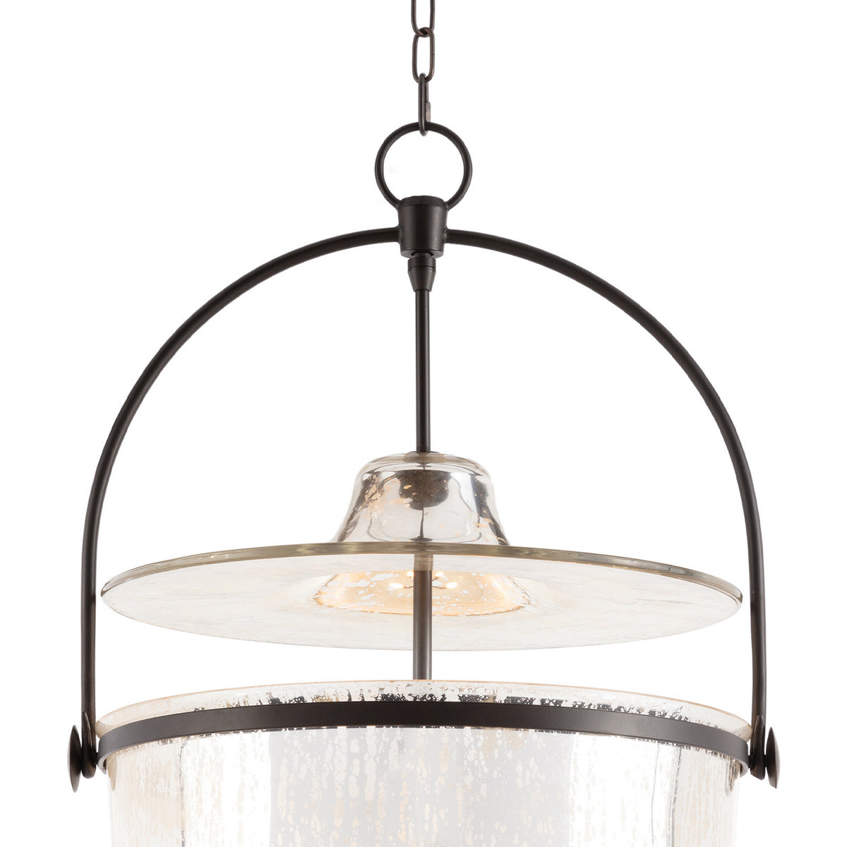 Regina Andrew - 16-1361ORB - Four Light Pendant - Emerson Bell Jar - Antique Mercury