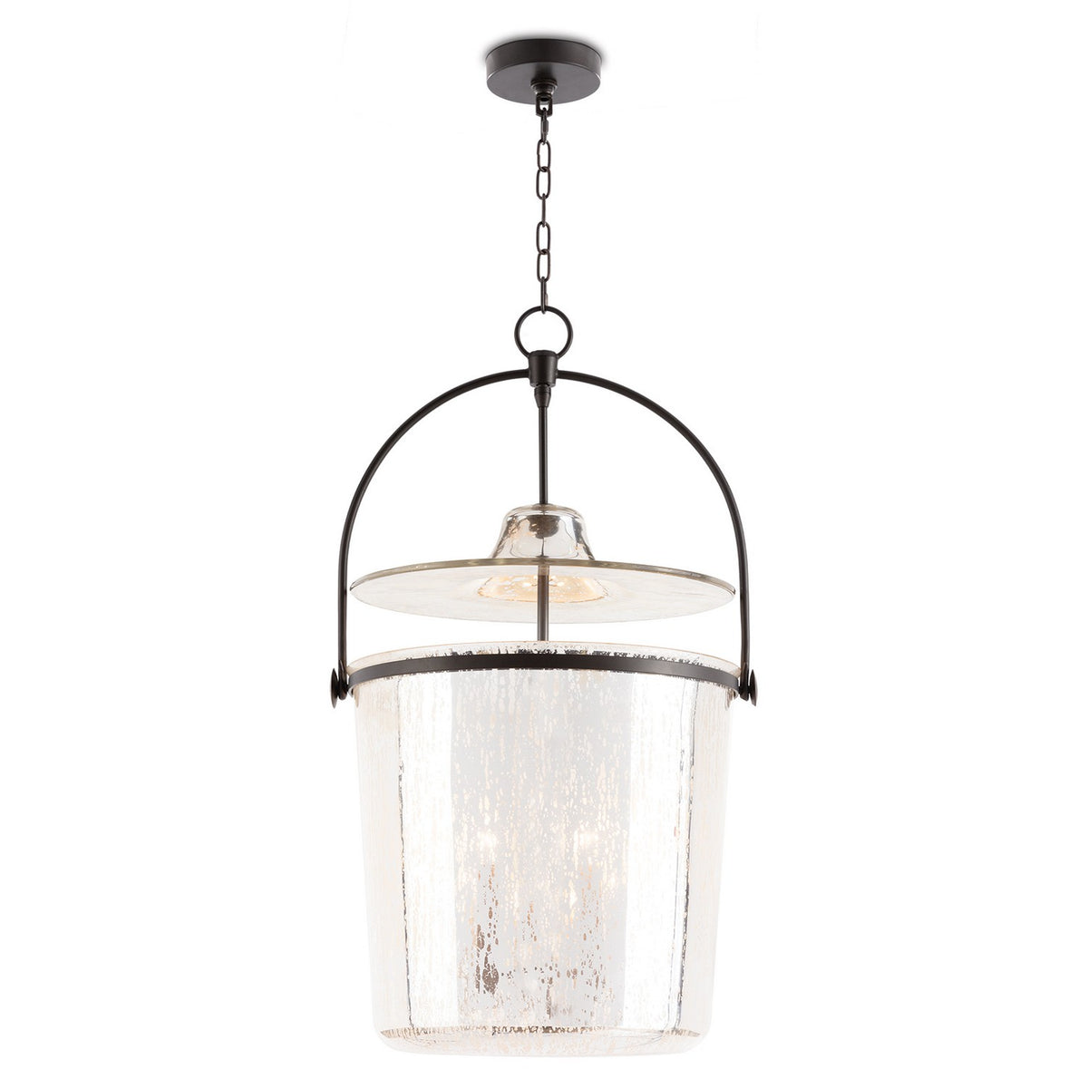 Regina Andrew - 16-1361ORB - Four Light Pendant - Emerson Bell Jar - Antique Mercury