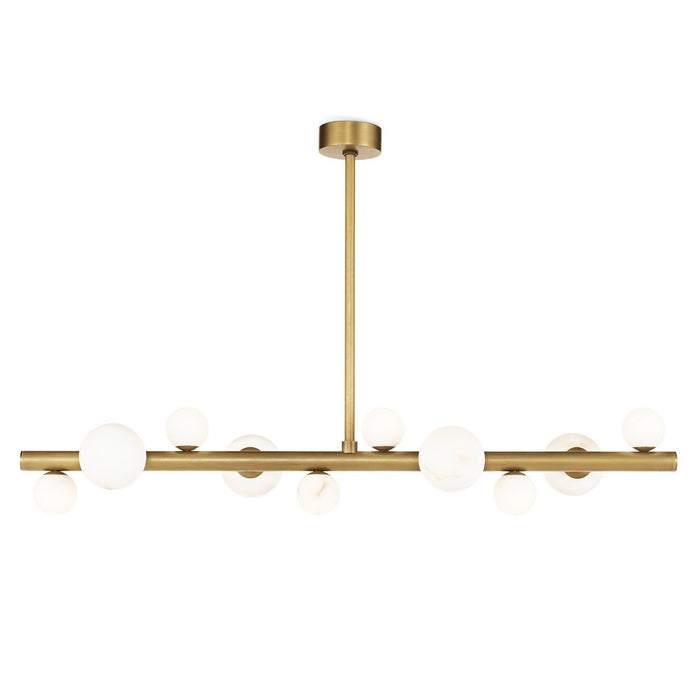 Regina Andrew LED Chandelier from the Styx collection in Natural Brass finish