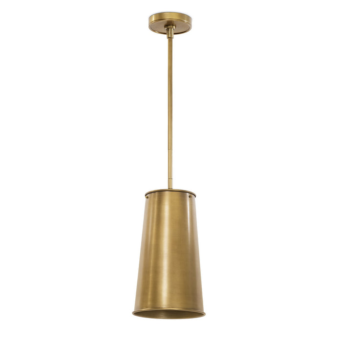 Regina Andrew One Light Pendant from the Hattie collection in Natural Brass finish