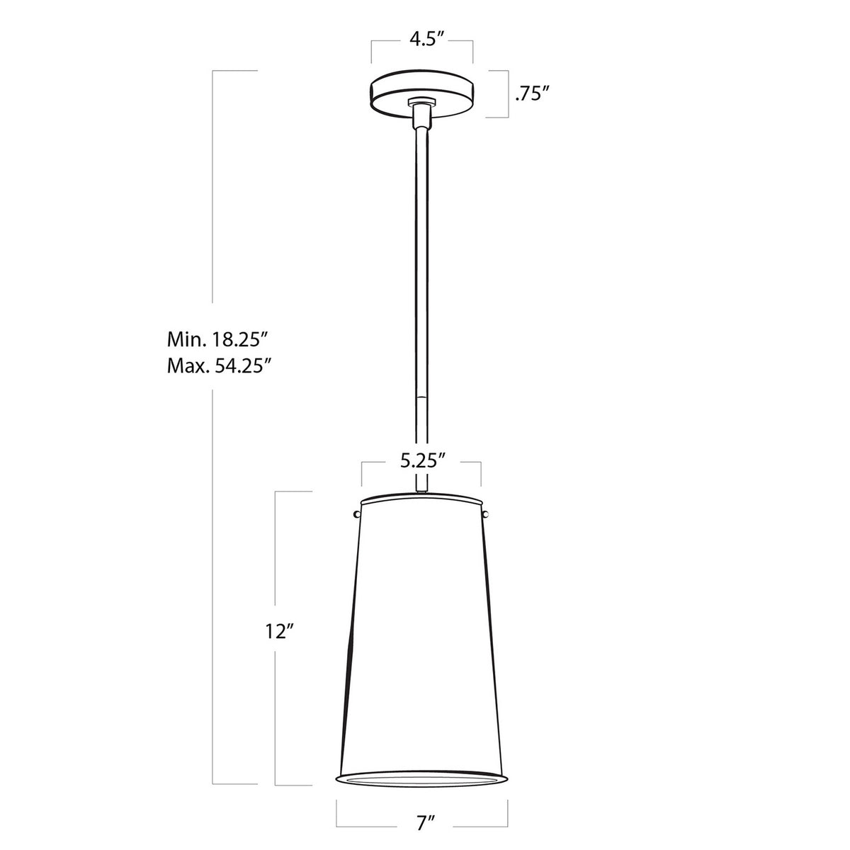Regina Andrew - 16-1392WT - One Light Pendant - Hattie - White
