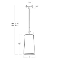 Regina Andrew - 16-1392WT - One Light Pendant - Hattie - White