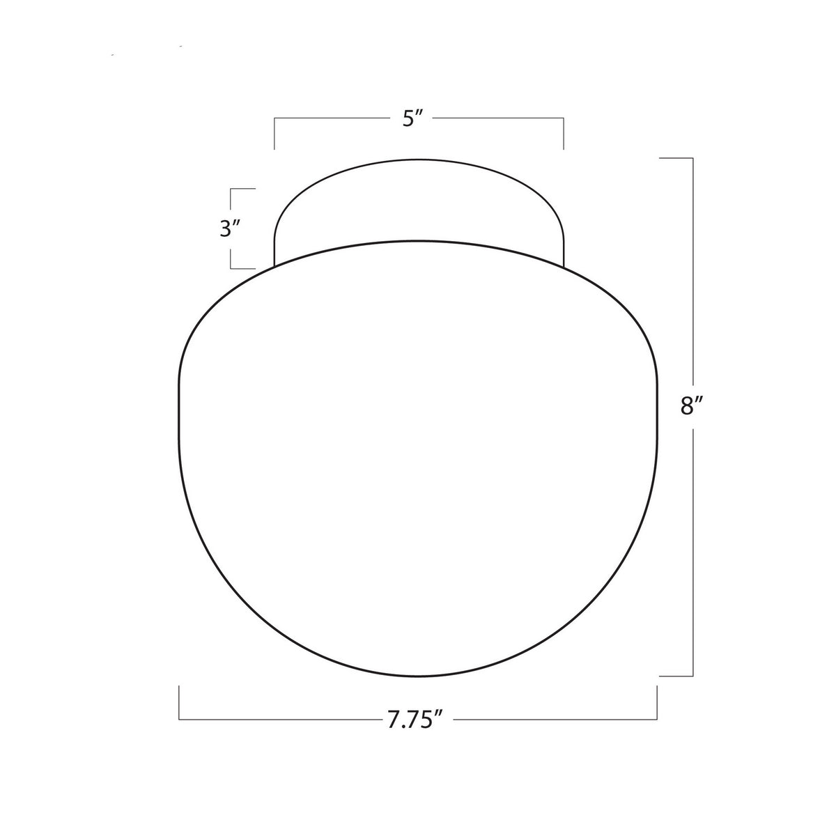 Regina Andrew - 16-1398NB - LED Flush Mount - Parker - Natural Stone