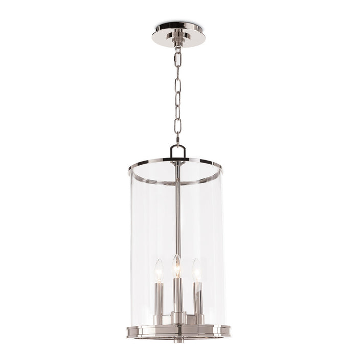 Regina Andrew Three Light Pendant from the Adria collection in Polished Nickel finish