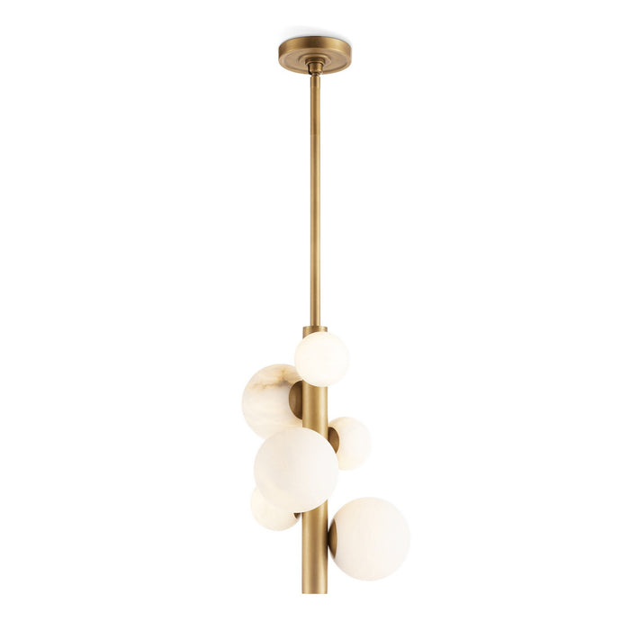 Regina Andrew LED Pendant from the Styx collection in Natural Brass finish