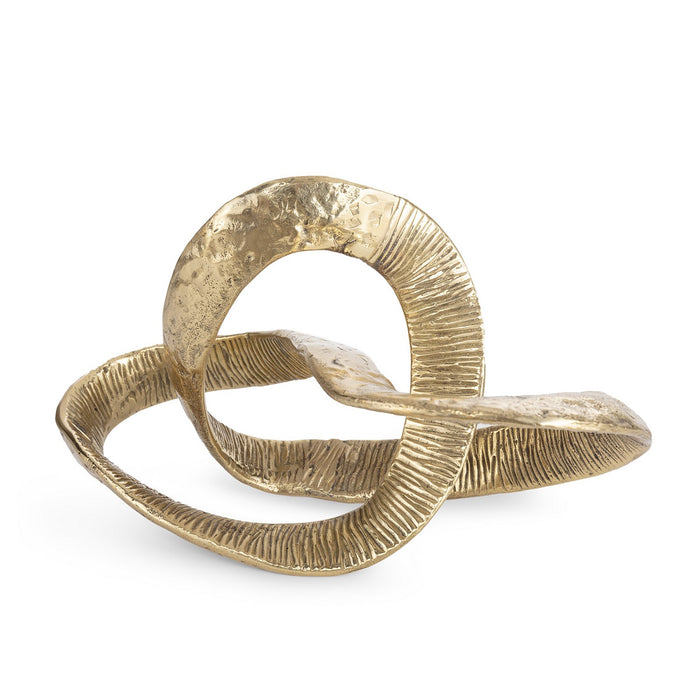 Regina Andrew Sculpture from the Myriad collection in Natural Brass finish