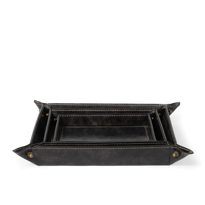 Regina Andrew Tray Set from the Derby collection in Black finish