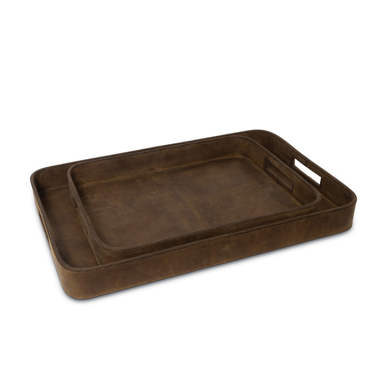 Regina Andrew Tray Set from the Derby collection in Brown finish