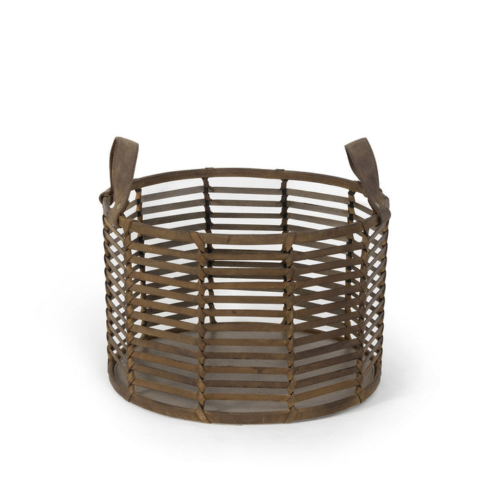 Regina Andrew Basket from the Finn collection in Brown finish