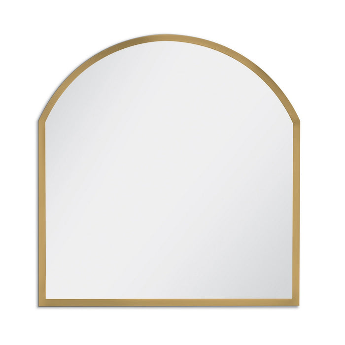 Regina Andrew Mirror from the Knox collection in Natural Brass finish