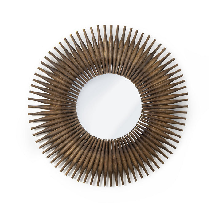 Regina Andrew Mirror from the Rolling collection in Natural finish