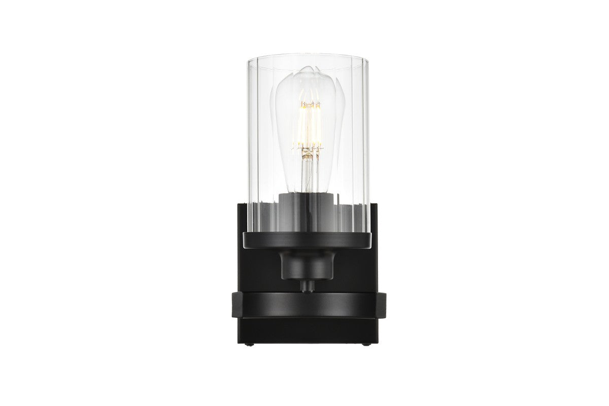 Elegant Lighting - LD7316W5BLK - One Light Bath Sconce - Saanvi - Black