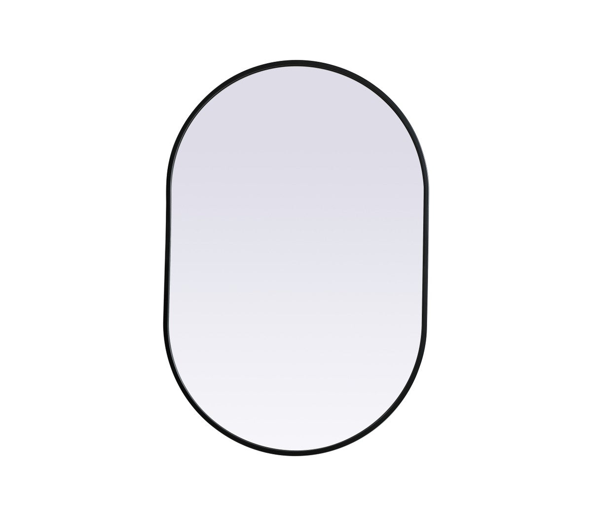 Elegant Lighting - MR2A2436BLK - Mirror - Asha - Black