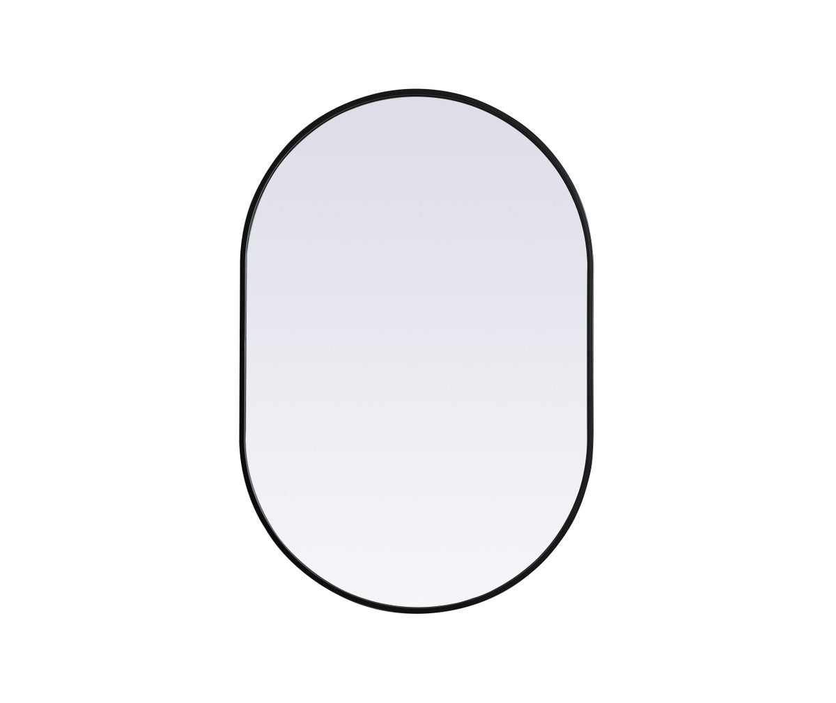 Elegant Lighting - MR2A2740BLK - Mirror - Asha - Black