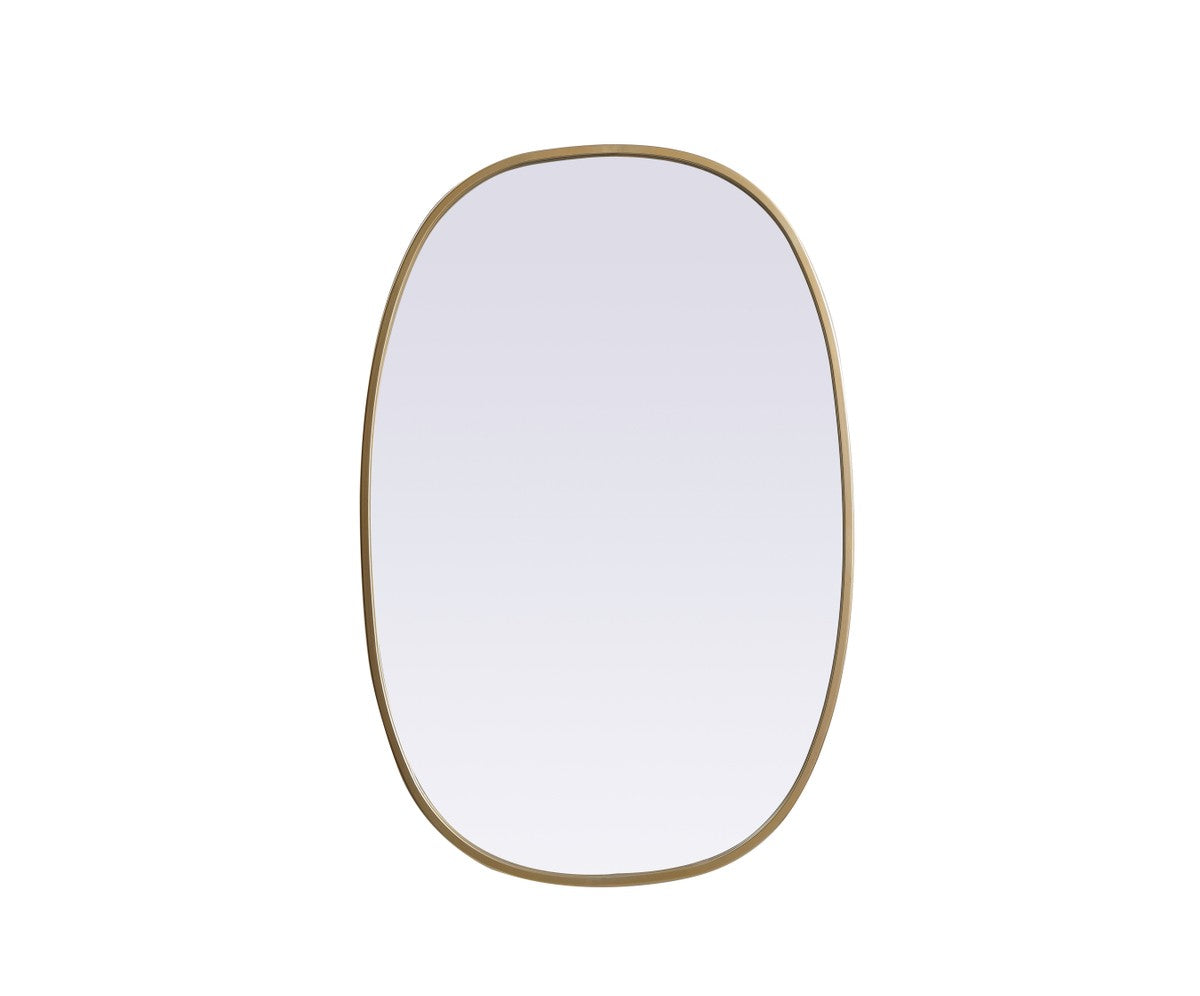 Elegant Lighting - MR2B2030BRS - Mirror - Brynn - Brass