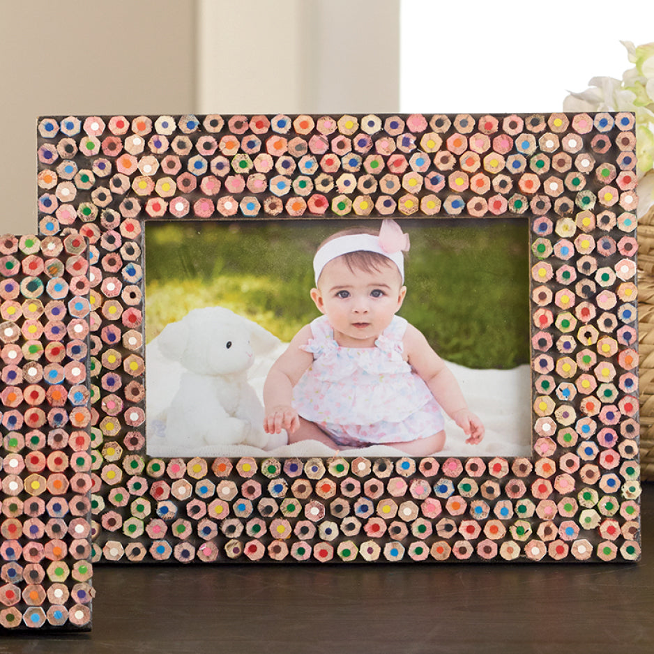 Design Shop Color Pencil Mosaic Frame