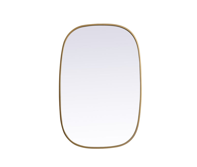 Elegant Lighting - MR2B2436BRS - Mirror - Brynn - Brass