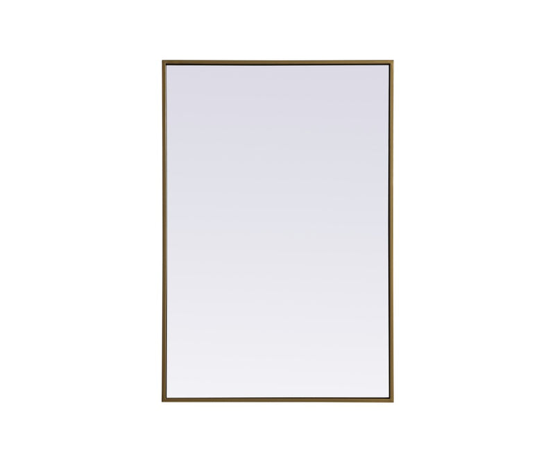Elegant Lighting - MR42436BR - Mirror - Eternity - Brass